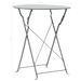 Mobilier de bistro 3 pcs Acier Gris - Photo n°9