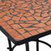 Mobilier de bistro 3 pcs mosaïque Carreau céramique Terre cuite - Photo n°10