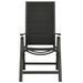 Mobilier de bistro 3 pcs Noir et anthracite - Photo n°5