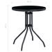 Mobilier de bistro 3 pcs Noir et anthracite 2 - Photo n°9