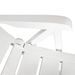 Mobilier de bistro 3 pcs Plastique Blanc 2 - Photo n°9