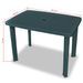 Mobilier de bistro 3 pcs Plastique Vert 2 - Photo n°10