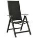 Mobilier de bistro 5 pcs Noir et anthracite - Photo n°4