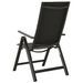 Mobilier de bistro 5 pcs Noir et anthracite - Photo n°7