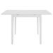 Mobilier de salle à manger 5 pcs MDF Blanc - Photo n°4