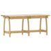 Mobilier de salle à manger de jardin 4 pcs Bois de pin imprégné - Photo n°4