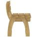 Mobilier de salle à manger de jardin 4 pcs Bois de pin imprégné - Photo n°9