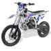 Moto cross 50cc Racing 14/12 9cv automatique Kick starter bleu - Photo n°2