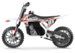 Moto cross électrique 500W MX blanc et orange - Photo n°1