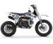 Moto cross enfant 60cc automatique bleu et noir Super Racing - Photo n°2