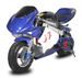 Moto de course électrique 1000W Racing bleu - Photo n°1