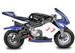 Moto de course électrique 1000W Racing bleu - Photo n°5