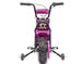 Moto électrique avec roues stabilisatrices Flee 300W 24V rose - Photo n°3