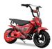 Moto électrique avec roues stabilisatrices Flee 300W 24V rouge - Photo n°1
