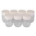 MOULINEX A14A03 - 7 pots verre couvercle blanc avec dateur pour yaourtieres Yogurta & Yogurteo - Photo n°1