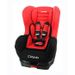 NANIA Siege auto Cosmo Double Isofix + Mousse + Boucle Groupe 0/1 - Naissance a 18 kg - Rouge - Photo n°1