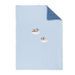 NATTOU Plaid Jim & Bob - 100% polyester - 100 x 135 cm - Bleu - Photo n°1