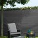 Nature Brise-vue de jardin PE 1 x 3 m Anthracite - Photo n°3