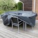 Nature Housse de mobilier de jardin pour table ronde 118x70 cm - Photo n°1