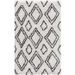 NAZAR Tapis de salon Shaggy longues meches style Berbere - 120 x 160 cm - Blanc et creme 2 - Photo n°1