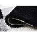 NORA Tapis de salon shaggy - 120 x 160 cm - Noir a carreaux - Photo n°4