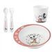NUK Coffret vaisselle micro-ondable Mickey - Assiette + couverts + gobelet - Photo n°1
