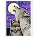 Numéro d'art - petit format - Cri du loup - Ravensburger - Kit complet de Peinture au numéro - Des 9 ans - Photo n°2