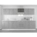 OBI Meuble haut de cuisine L 60 cm - Décor teck marine et blanc - Photo n°5