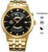 Orient Automatic Multi Year Calendar Gent S/s Pvd Gold Mineral Glass 42mm Wr 50mt FEU0A002BH - Photo n°1