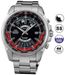 Orient Multi Year Gmt Chrono Worldtime - Automatic - Complex Calendar (day, Date, Month, Year) - S/s Case & Bracelet - Black Dial - Red/black Inner Bezel - Mineral Glass - Wr 100m - 44mm FEU0B001BH - Photo n°1