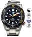 Orient New M-force Black - Automatic 40h Powerreserve - S/s Case&bracelet - Date - Sapphire Crystal - Wr200m Certified Iso6425 Diver, Iso764 Antimagnetic, Iso1413 Shockresistant - 45mm SEL0A001B0 - Photo n°1
