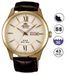 Orient Three Star -3h- Day/date - Gold- Leather Strap FEM7P005W9 - Photo n°1