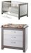 Pack duo chambre blanc et marron Marlène - Photo n°1