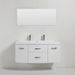 PACOME Salle de bain complete simple vasque L 120 cm - Blanc brillant - Photo n°3