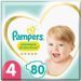 PAMPERS 80 Couches Premium Protection Taille 4 - Photo n°1