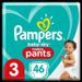 Pampers Baby-Dry Pants Couches-Culottes Taille 3, 46 Culottes - Photo n°1