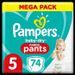 Pampers Baby-Dry Pants Couches-Culottes Taille 5, 74 Culottes - Photo n°1