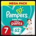 Pampers Baby-Dry Pants Couches-Culottes Taille 7, 62 Culottes - Photo n°1