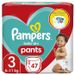 PAMPERS Baby-Dry Pants Taille 3 - 47 Couches-culottes - Photo n°1