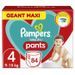 PAMPERS Baby-Dry Pants Taille 4 - 84 Couches-culottes - Photo n°1