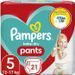 PAMPERS Baby-Dry Pants Taille 5 - 21 Couches-culottes - Photo n°1