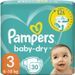 PAMPERS Baby-Dry Taille 3 - 30 Couches - Photo n°1
