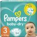 PAMPERS Baby-Dry Taille 3 - 54 Couches - Photo n°1