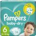 PAMPERS Baby-Dry Taille 6 - 35 Couches - Photo n°1