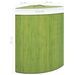 Panier à linge d'angle Bambou Vert 60 L - Photo n°9