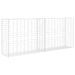 Panier de gabion Acier inoxydable 85 x 30 x 200 cm - Photo n°2