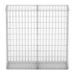 Panier de gabion avec couvercle Fil galvanisé 100 x 100 x 30 cm - Photo n°3