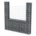 Panier de gabion en forme de U Acier galvanisé 160x20x150 cm - Photo n°3