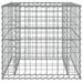 Panier de gabions argenté 70x70x65 cm fer galvanisé - Photo n°3