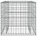 Panier de gabions argenté 70x70x65 cm fer galvanisé - Photo n°4